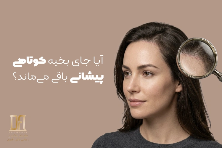 آیا جای بخیه کوتاهی پیشانی باقی می‌ماند؟