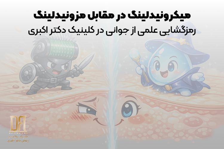 میکرونیدلینگ در مقابل مزونیدلینگ؛ رمزگشایی علمی از جوانی در کلینیک دکتر اکبری