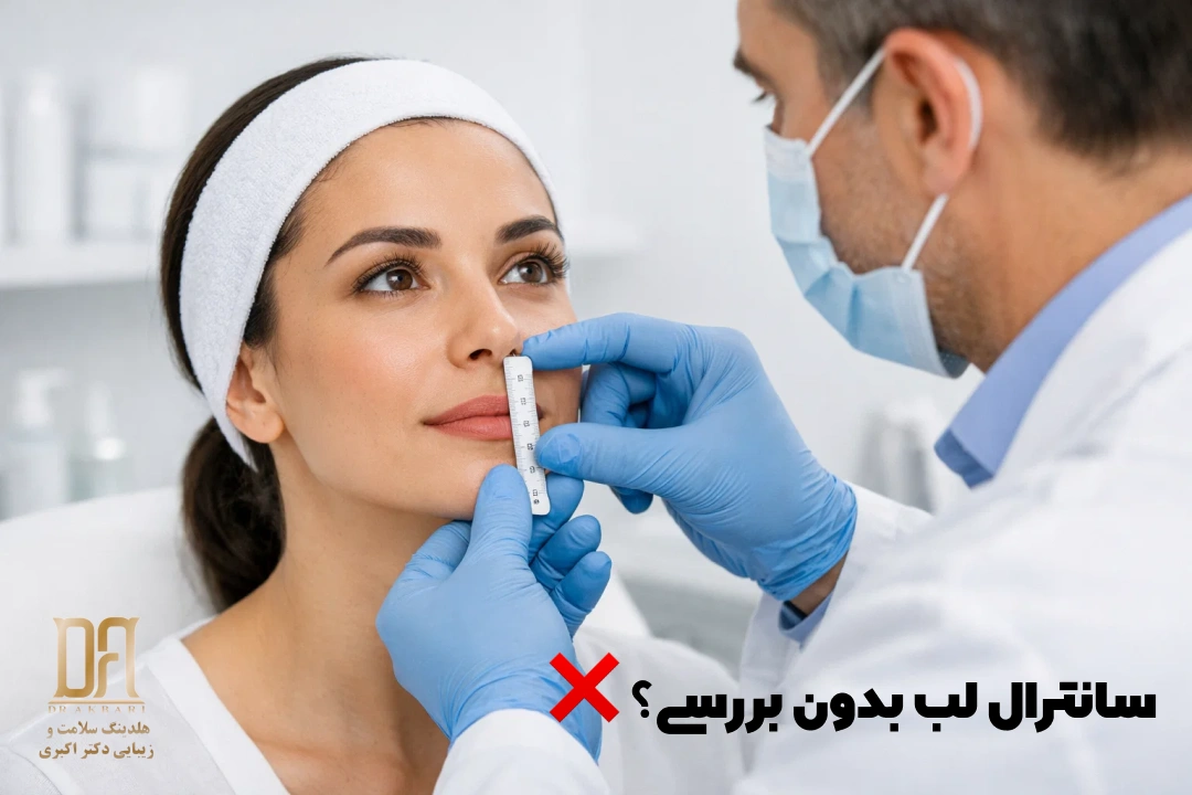 اهمیت اندازگیری فاصله لب از بینی در جراحی سانترال لب