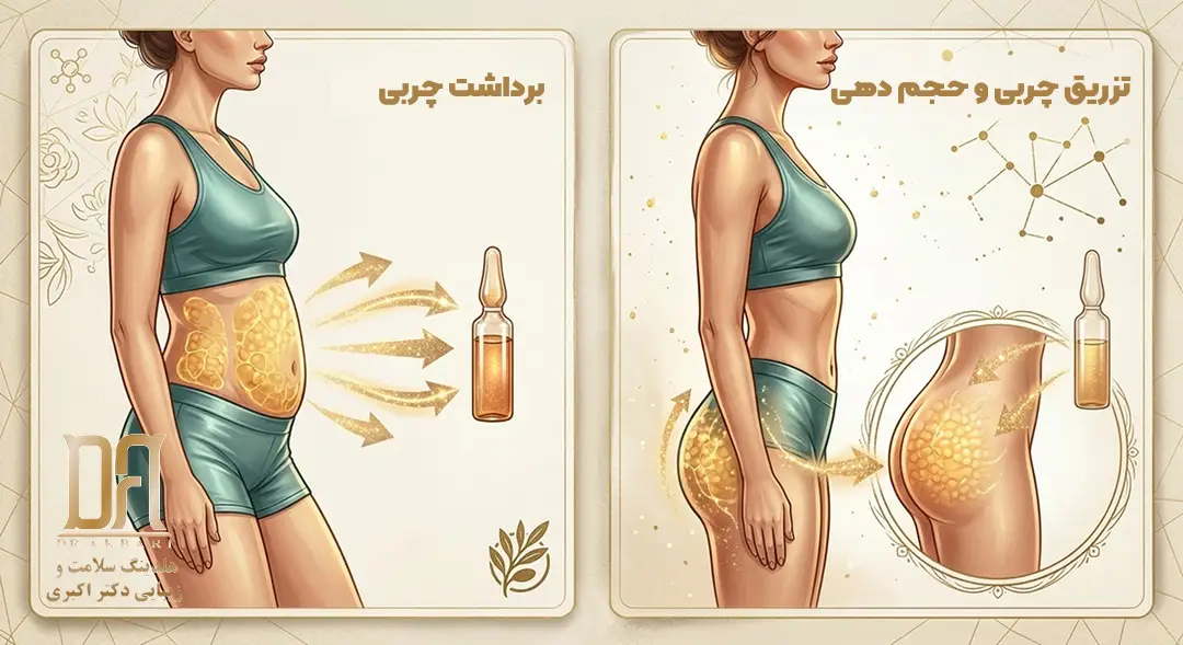 فرم دهی و حجم دهی به باسن با چربی بدن 